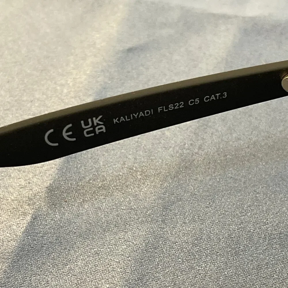 Kaliyadi Men's Black Sunglasses FLS22 C5 CAT.3 Pre-owned‎